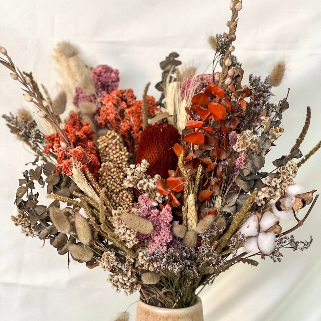 Simply Phoolish flower arrangement Without Vase Dry & Rustic