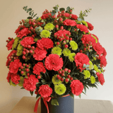 SimplyPhoolish flower arrangement A Study in Scarlet