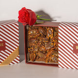 Simply Phoolish Belgian Chocolate Pecan Caramel Brownies