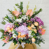 SimplyPhoolish flower arrangement Berry Pastel Blooms