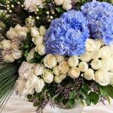 Simply Phoolish flower arrangement Blue Bell
