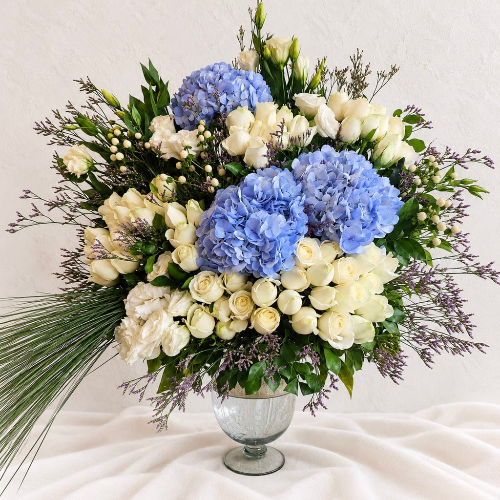 Simply Phoolish flower arrangement Blue Bell