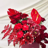 SimplyPhoolish flower arrangement Burgundy Blooming