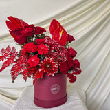 SimplyPhoolish flower arrangement Burgundy Blooming