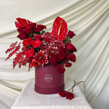 SimplyPhoolish flower arrangement Burgundy Blooming