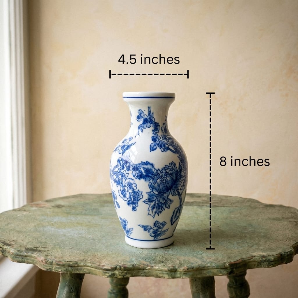 Simply Phoolish Vase Ceramic Blue v2
