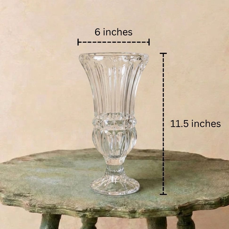 Simply Phoolish Vase Crystal Glass V1
