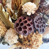 Simply Phoolish Dried Flowers in a Ceramic Vase v1