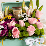 SimplyPhoolish Fragrant Candle & Floral Delight
