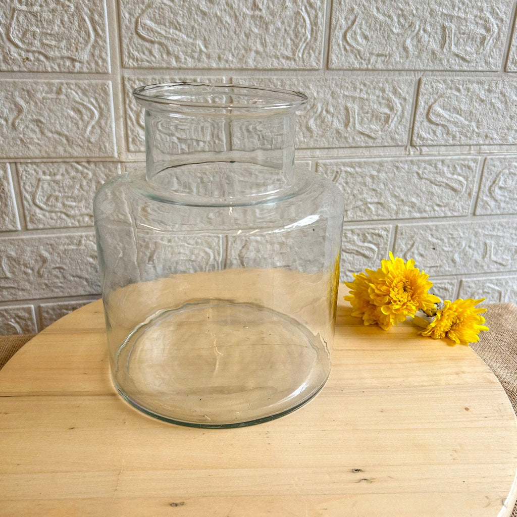 Simply Phoolish Glass Vase Glass Jar - Medium