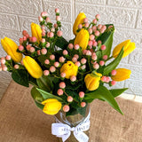 SimplyPhoolish flower arrangement Golden Hour Tulips