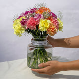 Simply Phoolish flower arrangement Jar Full of Colour