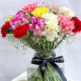 Simply Phoolish flower arrangement Jar Full of Colour