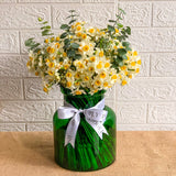 Simply Phoolish flower arrangement Jar full of Narcissus