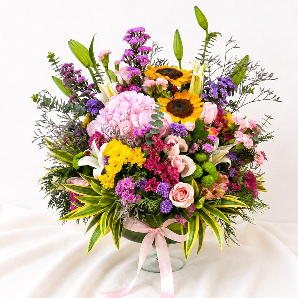 Simply Phoolish flower arrangement Kaleidoscope