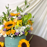 SimplyPhoolish flower arrangement Light & Sunny Florals