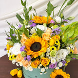 SimplyPhoolish flower arrangement Light & Sunny Florals