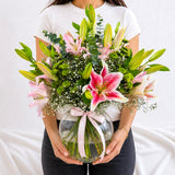 Simply Phoolish flower arrangement Lily of the Nile