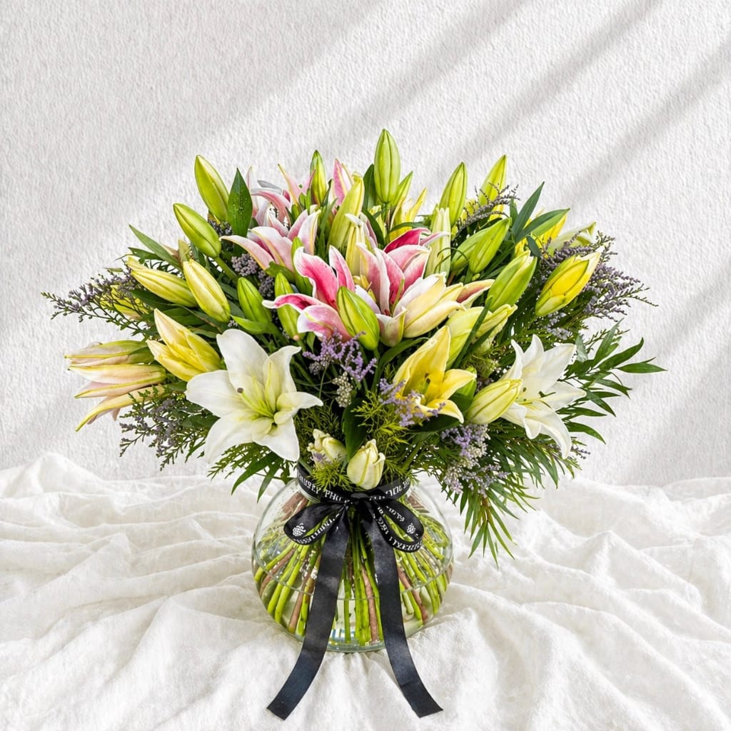 Simply Phoolish flower arrangement Lily Potter