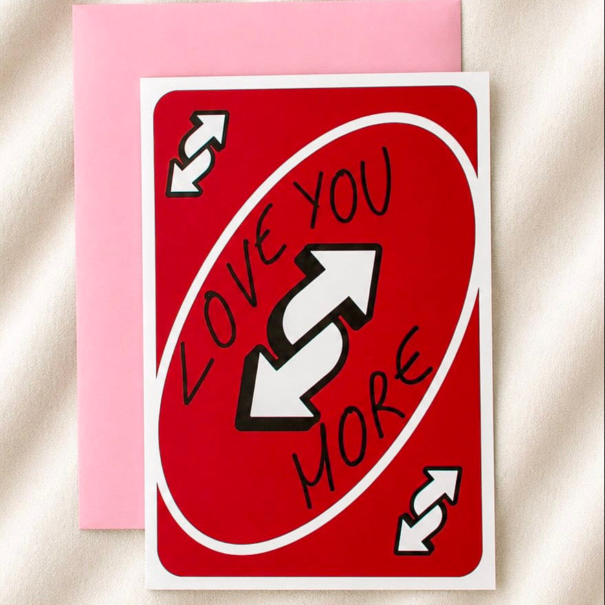 Simply Phoolish Greeting Card Love Your More Card