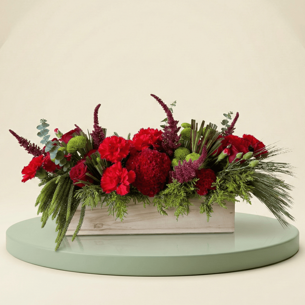 SimplyPhoolish flower arrangement Merry in the Middle