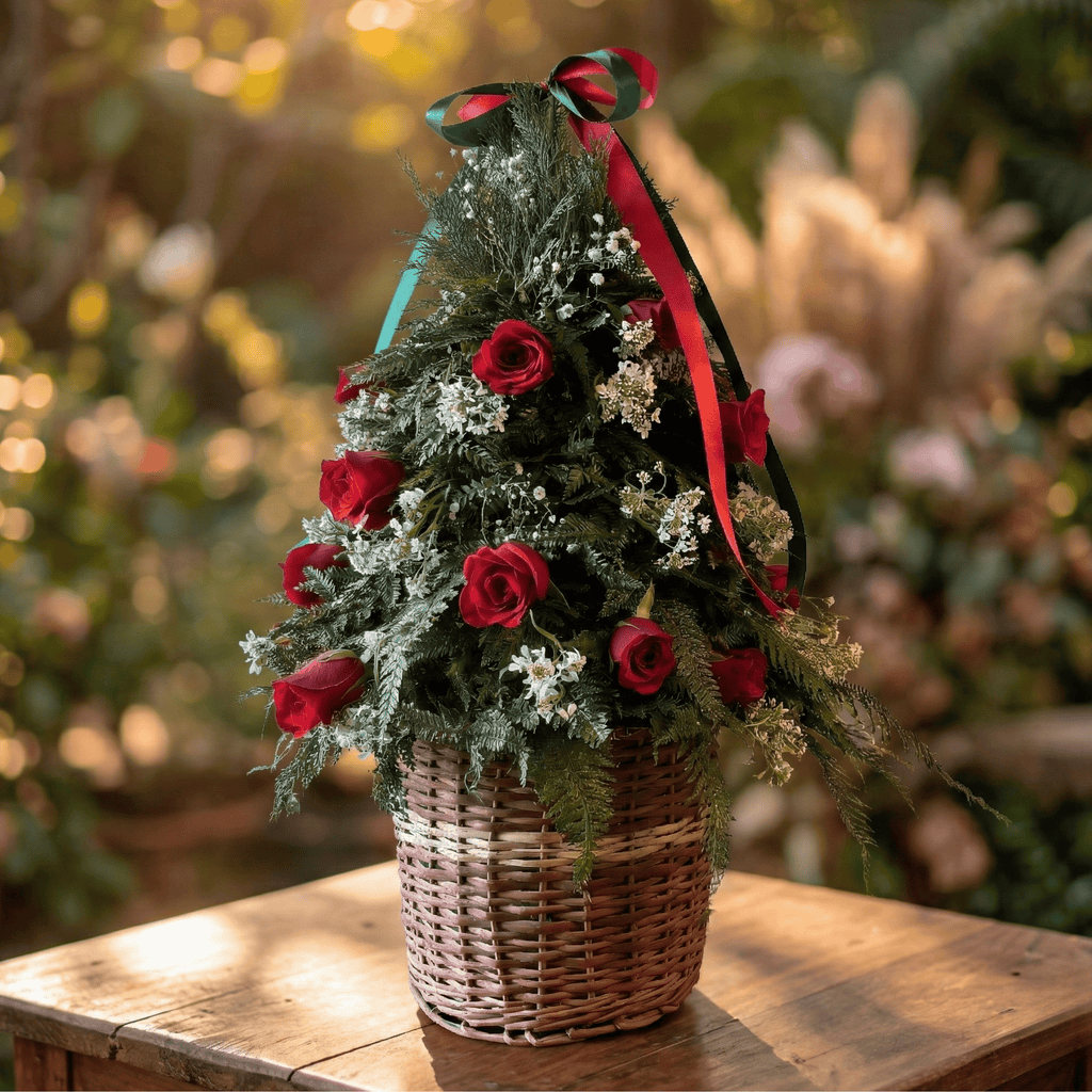 SimplyPhoolish flower arrangement O'Christmas Tree