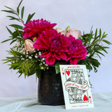 Simply Phoolish flower arrangement Quite a Dahl"ing