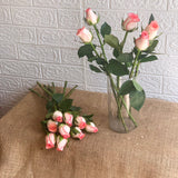 Simply Phoolish Flower stems Jumilia Pink / 10 Stem Rose