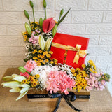 Simply Phoolish Royce Floral Indulgence Hamper