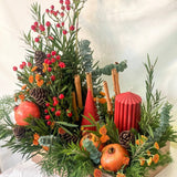 SimplyPhoolish flower arrangement Rudolph's Radiance