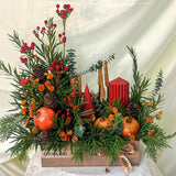 SimplyPhoolish flower arrangement Rudolph's Radiance