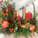 SimplyPhoolish flower arrangement Rudolph's Radiance