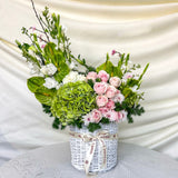 SimplyPhoolish flower arrangement Soft Fleur Basket