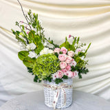 SimplyPhoolish flower arrangement Soft Fleur Basket