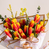 SimplyPhoolish flower arrangement Tulip Tango Bunch