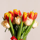 SimplyPhoolish flower arrangement Tulips Rose to the Occasion