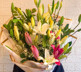 SimplyPhoolish flower arrangement Whispering Lily Bunch